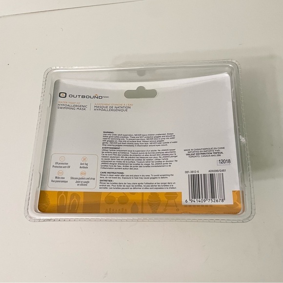 Outbound Anti-Fog UV-Protected Adult Swimming Mask Ages 14+ - Picture 8 of 11